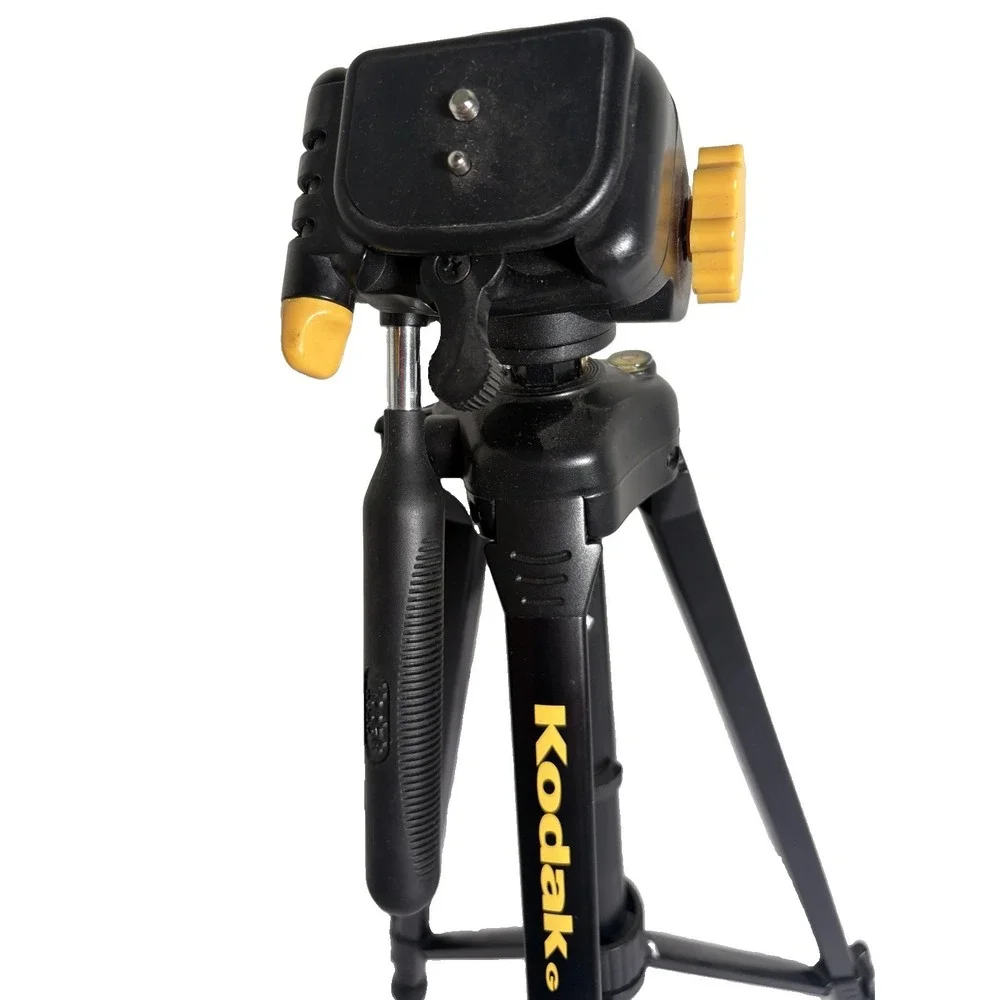 Kodak Gear Video Photo Tripod Stand with Geared Center Column & Pan Handle
